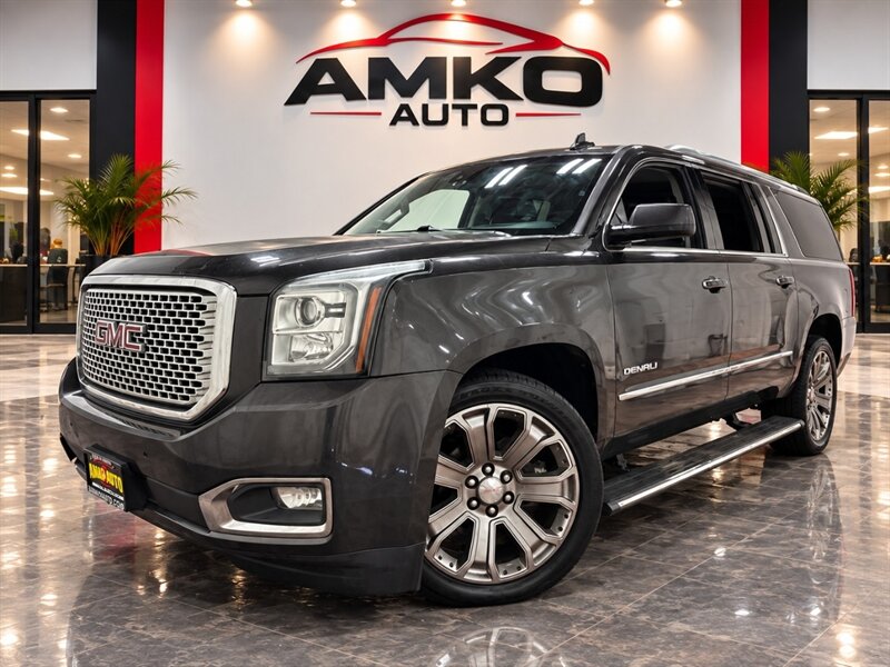 Light Steel Gray Metallic 2016 GMC Yukon XL SUV / Crossover Four-Wheel Drive Automatic