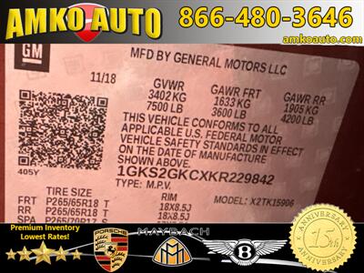 2019 GMC Yukon SLT   - Photo 42 - Laurel, MD 20724