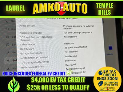 2020 Tesla Model 3 Standard Range Plus   - Photo 46 - Laurel, MD 20724