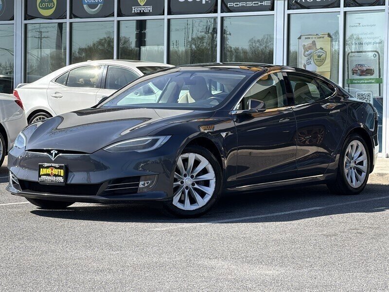Solid Black 2017 Tesla Model S 100D AWD Sedan All-Wheel Drive Automatic