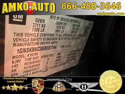 2016 Chevrolet Tahoe LT   - Photo 50 - Laurel, MD 20724