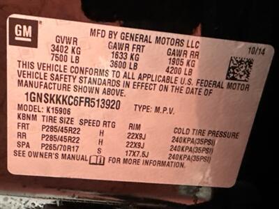 2015 Chevrolet Suburban LTZ   - Photo 46 - Temple Hills, MD 20748