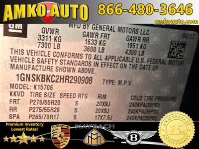 2017 Chevrolet Tahoe LT   - Photo 42 - Laurel, MD 20724