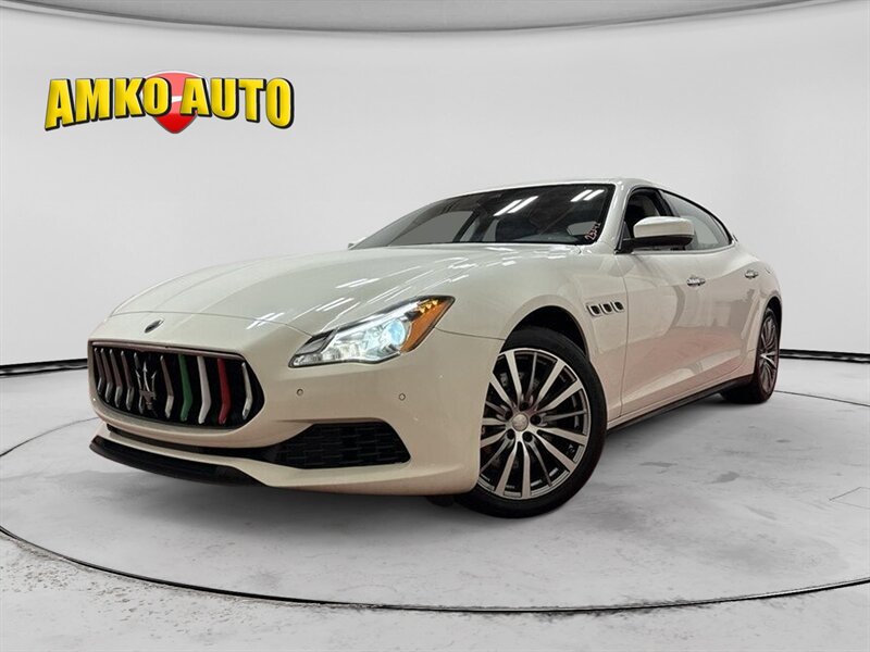Bianco Alpi Pearlescent 2017 Maserati Quattroporte S Q4 AWD Sedan All-Wheel Drive Automatic