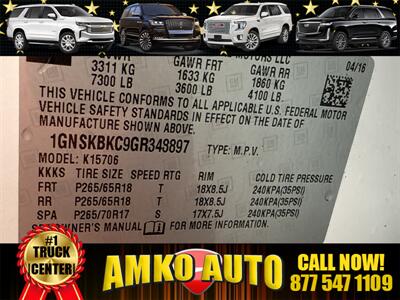 2016 Chevrolet Tahoe LT   - Photo 43 - Laurel, MD 20724