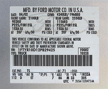 2002 Ford Ranger XL - Photo 22 - Palm Desert, CA 92211