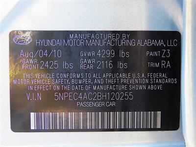 2011 Hyundai SONATA Limited   - Photo 34 - Palm Desert, CA 92211