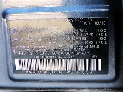 2010 Subaru Outback 3.6R Limited   - Photo 37 - Palm Desert, CA 92211