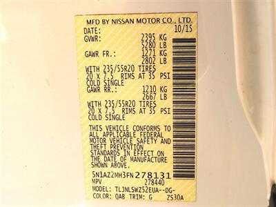 2015 Nissan Murano Platinum   - Photo 39 - Palm Desert, CA 92211