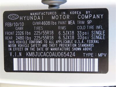 2010 Hyundai TUCSON Limited 4WD   - Photo 27 - Palm Desert, CA 92211