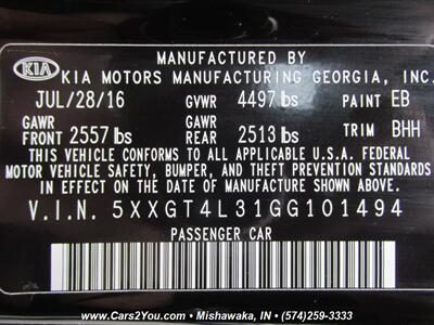 2016 Kia Optima LX   - Photo 25 - Mishawaka, IN 46545
