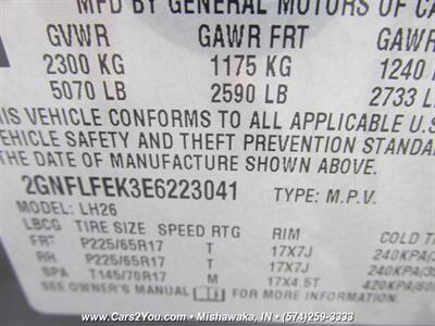 2014 Chevrolet Equinox LT 4x4   - Photo 25 - Mishawaka, IN 46545