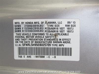 2014 Honda Odyssey Touring Elite   - Photo 42 - Mishawaka, IN 46545