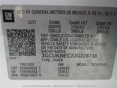 2018 Chevrolet Silverado 1500 LT Z71 4x4   - Photo 37 - Mishawaka, IN 46545