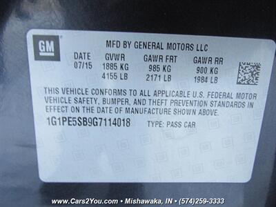 2016 Chevrolet Cruze Limited 1LT Auto   - Photo 24 - Mishawaka, IN 46545