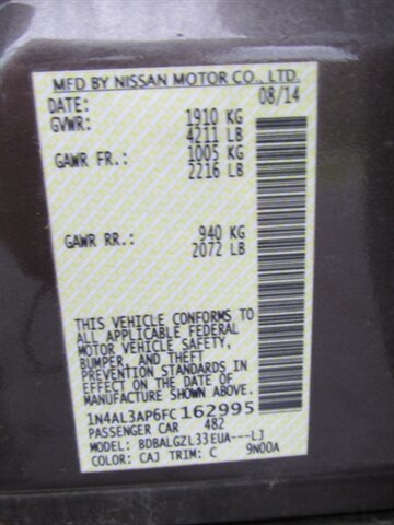 2015 Nissan Altima 2.5 - Photo 29 - Mishawaka, IN 46545
