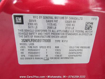 2014 Chevrolet Equinox LT 4x4 - Photo 24 - Mishawaka, IN 46545