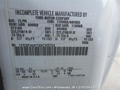 1999 Ford F-450 SUPER DUTY 7.3L TURBO DIESEL   - Photo 16 - Mishawaka, IN 46545