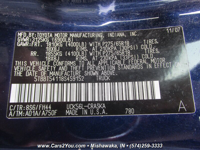 2008 Toyota Tundra 4x4 Double Cab - Photo 28 - Mishawaka, IN 46545
