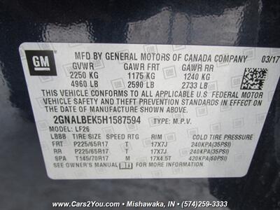 2017 Chevrolet Equinox LS   - Photo 32 - Mishawaka, IN 46545