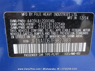 2015 Subaru WRX Premium AWD - Photo 37 - Mishawaka, IN 46545