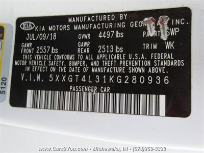 2019 Kia Optima LX   - Photo 26 - Mishawaka, IN 46545