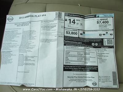 2013 Nissan Armada Platinum 4x4   - Photo 44 - Mishawaka, IN 46545