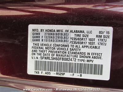 2015 Honda Odyssey EX-L   - Photo 28 - Mishawaka, IN 46545