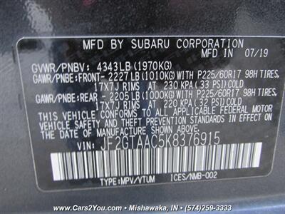 2019 Subaru Crosstrek 2.0i AWD   - Photo 30 - Mishawaka, IN 46545