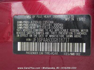 2013 Subaru Impreza 2.0i AWD   - Photo 24 - Mishawaka, IN 46545