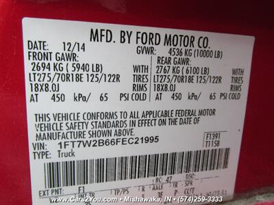 2015 Ford F-250 Super Duty XLT 4x4 - Photo 31 - Mishawaka, IN 46545