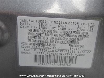 2021 Nissan Versa SV   - Photo 30 - Mishawaka, IN 46545