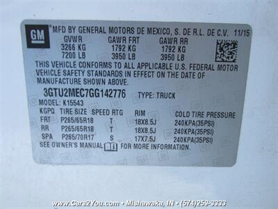 2016 GMC Sierra 1500 SLE Z71 4x4 - Photo 29 - Mishawaka, IN 46545