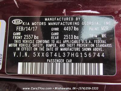 2017 Kia Optima LX - Photo 31 - Mishawaka, IN 46545