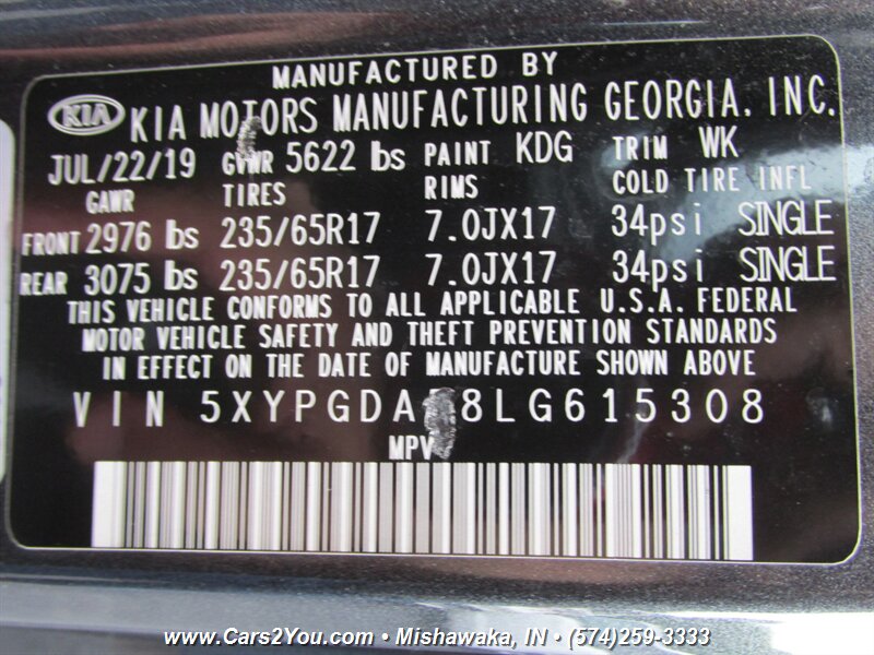 2020 Kia Sorento LX V6 AWD - Photo 35 - Mishawaka, IN 46545