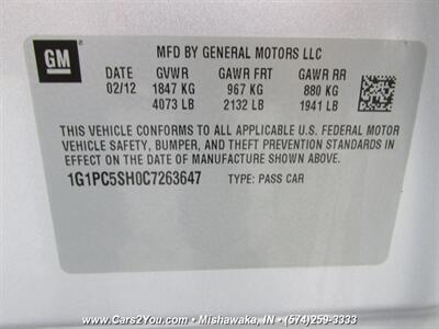 2012 Chevrolet Cruze LS - Photo 26 - Mishawaka, IN 46545