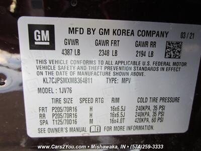 2021 Chevrolet Trax LT 4x4 - Photo 27 - Mishawaka, IN 46545