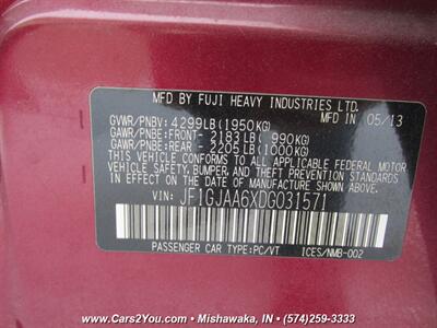 2013 Subaru Impreza 2.0i AWD   - Photo 23 - Mishawaka, IN 46545