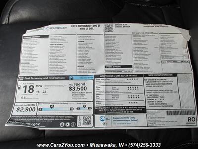 2015 Chevrolet Silverado 1500 LT Z71 4x4   - Photo 37 - Mishawaka, IN 46545