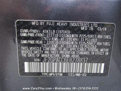 2014 Subaru XV Crosstrek 2.0i Premium AWD   - Photo 29 - Mishawaka, IN 46545