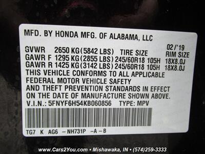 2019 Honda Pilot EX-L AWD - Photo 43 - Mishawaka, IN 46545