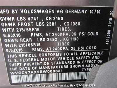 2011 Volkswagen Tiguan S   - Photo 23 - Mishawaka, IN 46545