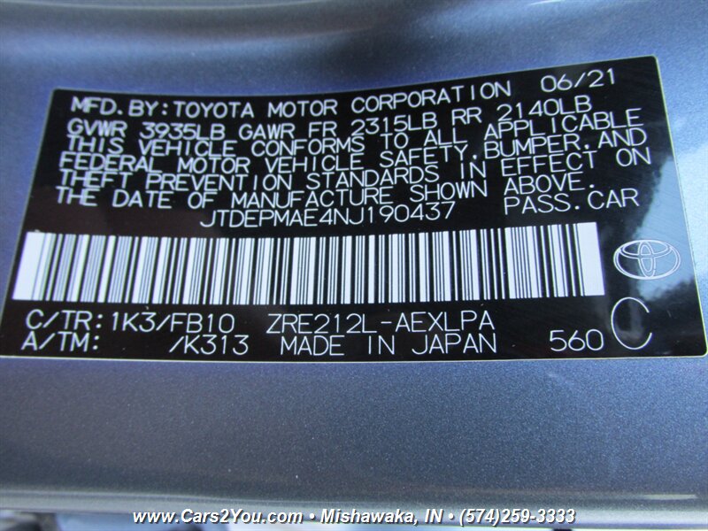 2022 Toyota Corolla LE - Photo 29 - Mishawaka, IN 46545