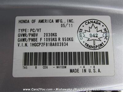 2011 Honda Accord EX-L   - Photo 33 - Mishawaka, IN 46545