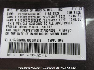 2013 Honda CR-V EX-L   - Photo 42 - Mishawaka, IN 46545
