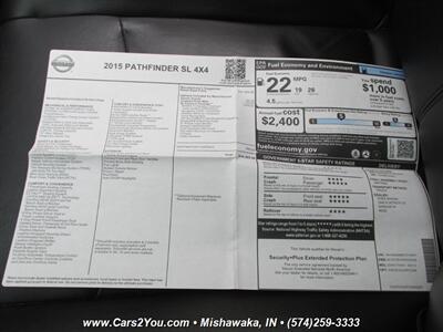 2015 Nissan Pathfinder SL 4x4   - Photo 38 - Mishawaka, IN 46545