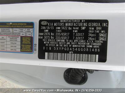 2016 Kia Sorento LX V6 4x4   - Photo 29 - Mishawaka, IN 46545