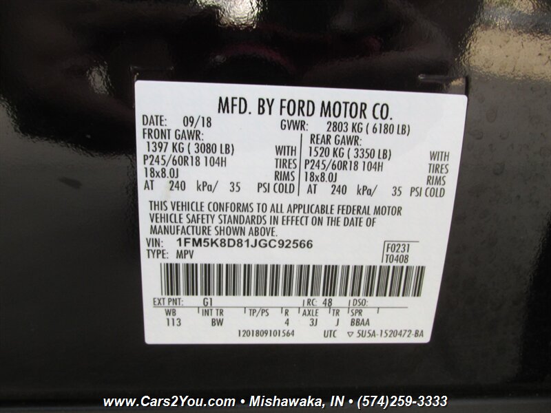 2018 Ford Explorer XLT 4x4 - Photo 37 - Mishawaka, IN 46545