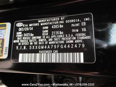 2015 Kia Optima LX   - Photo 33 - Mishawaka, IN 46545