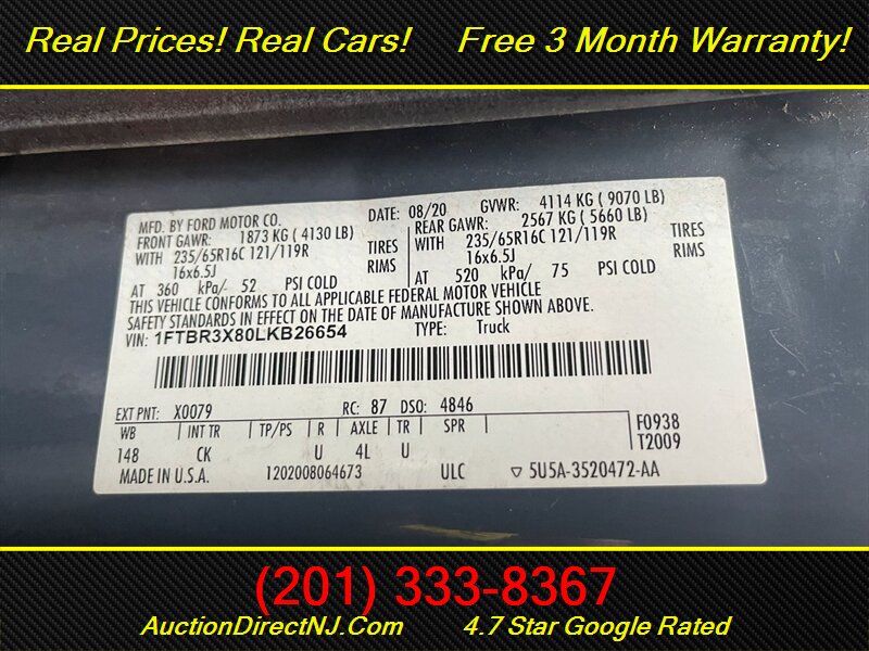 2020 Ford Transit T-250 T250 HIGH ROOF EXTENDED LWB Cargo   - Photo 38 - Jersey City, NJ 07307